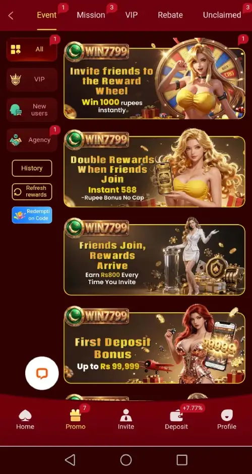 WIN7799 Game APK – Discover Mobile Gaming, & Reward Offers 3