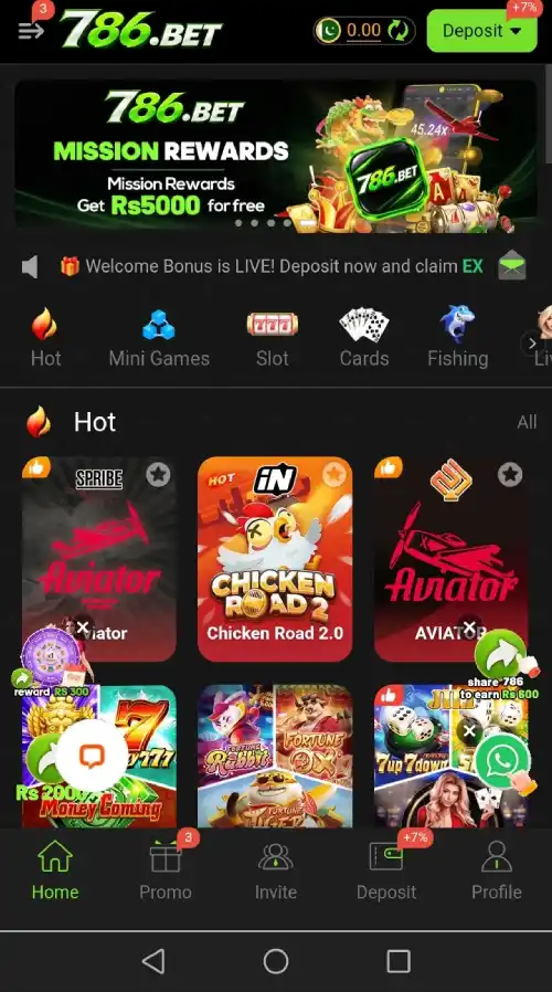 786.Bet Game – Mobile Casino Games, Bonuses & Rewards 2