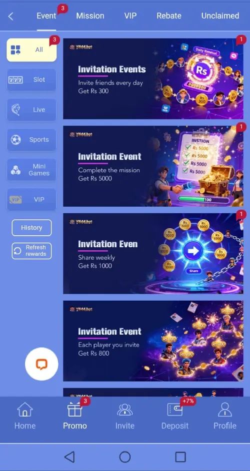 Y444 Game APK – Online Gaming and Real Cash Rewards 3