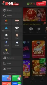 E98 Game APK Mobile Features, Rewards and Playing Options 1