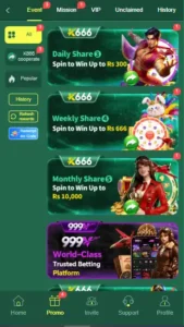 K666 Game APK Download Game Options & Earn Real Money 5